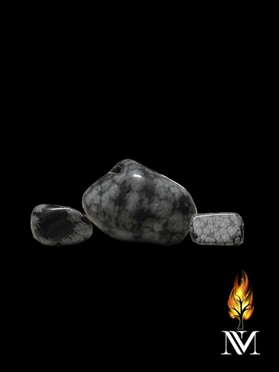 AAA Snowflake Obsidian